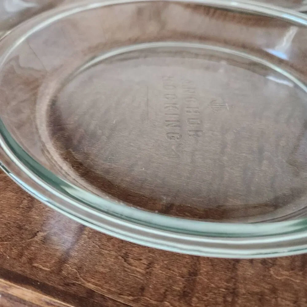 Anchor Hocking New clear glass casserole dishes pie plates rectangular
